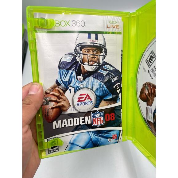 Madden NFL 08 (Microsoft Xbox 360, 2007) Complete w/ Manual - Picture 6 of 8
